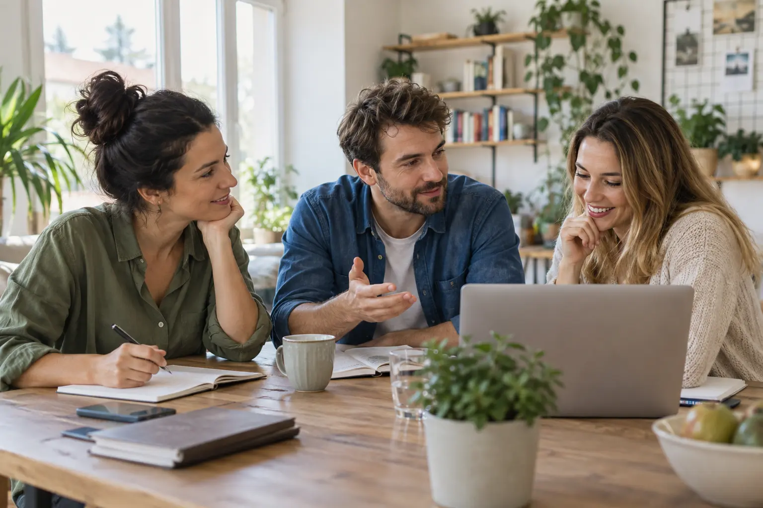 Gemeinsame Planung und Unterstützung beim Aufbau einer Partnergruppe