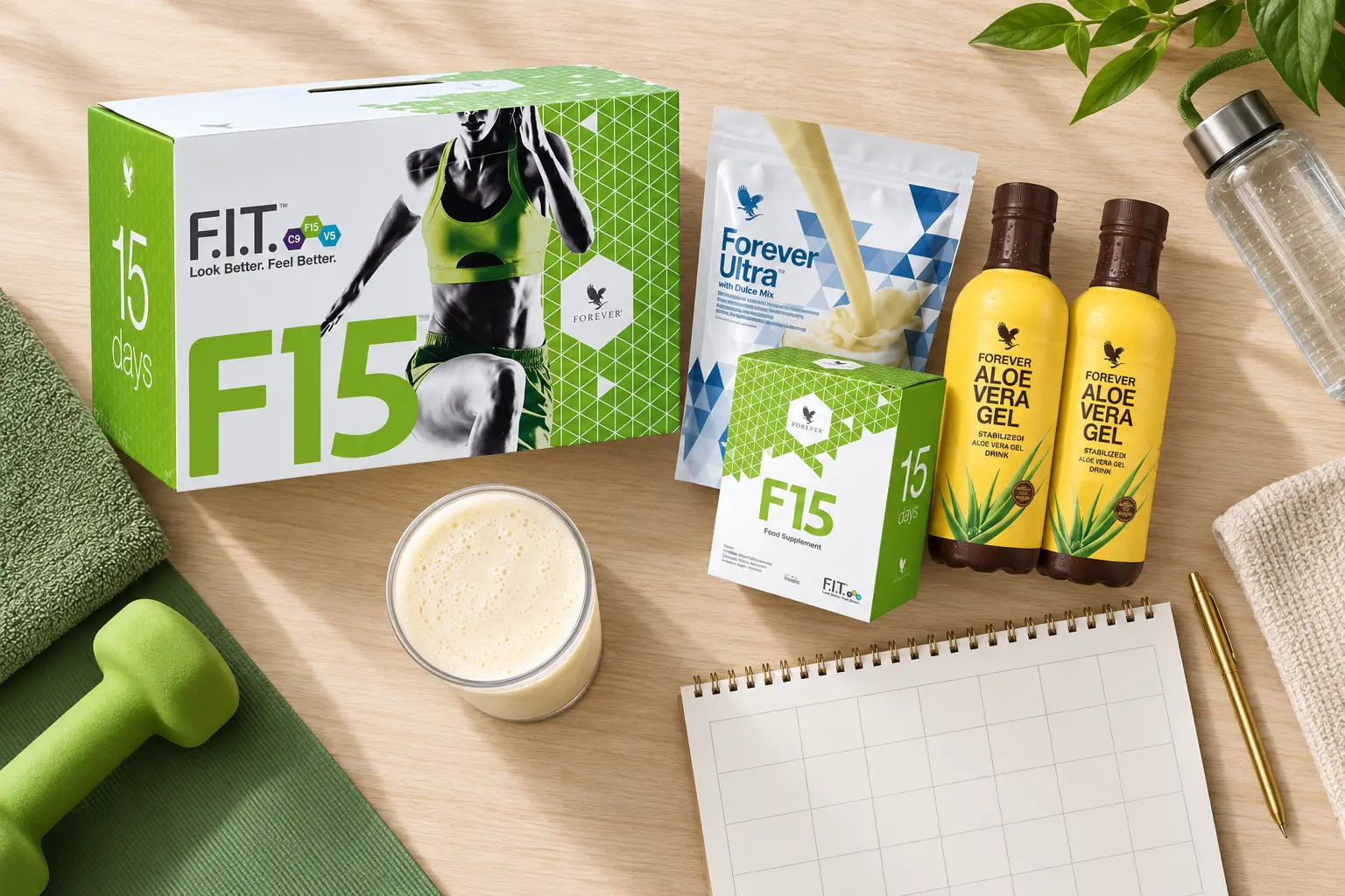 F15 Beginner Vanilla in einer Produkt- und Alltagsszene