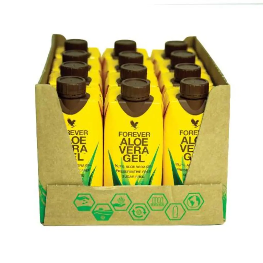 Forever Aloe Vera Gel 12 × 330 ml – 12 Stück