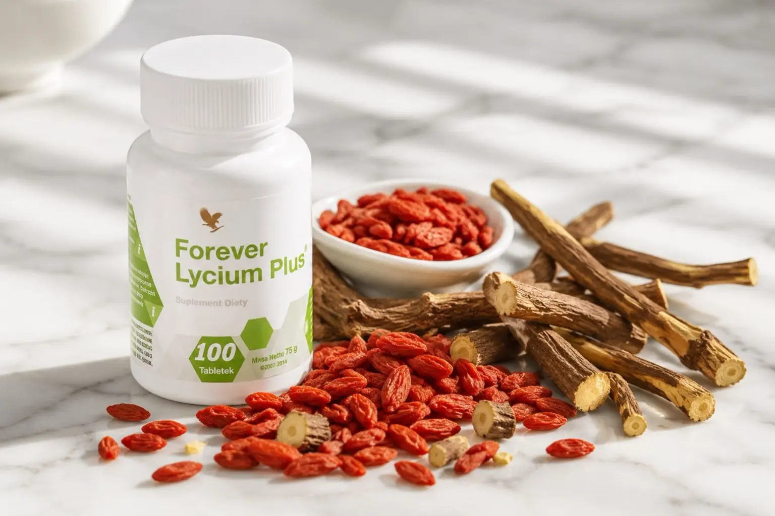 Forever Lycium Plus: Goji, Süßholz und Pflanzenmischung
